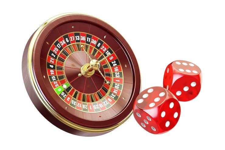 Antarmuka taruhan blackjack dengan batas dan opsi taruhan terlihat jelas